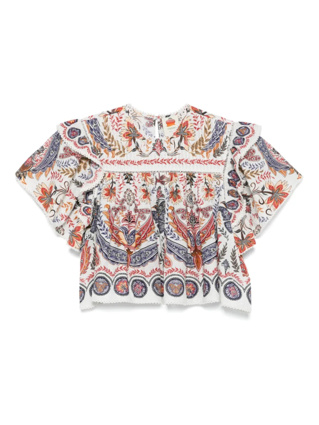 Блузка в стиле бохо-гламур FARM Rio, белый
Блузка в стиле бохо-гламур FARM Rio, белый