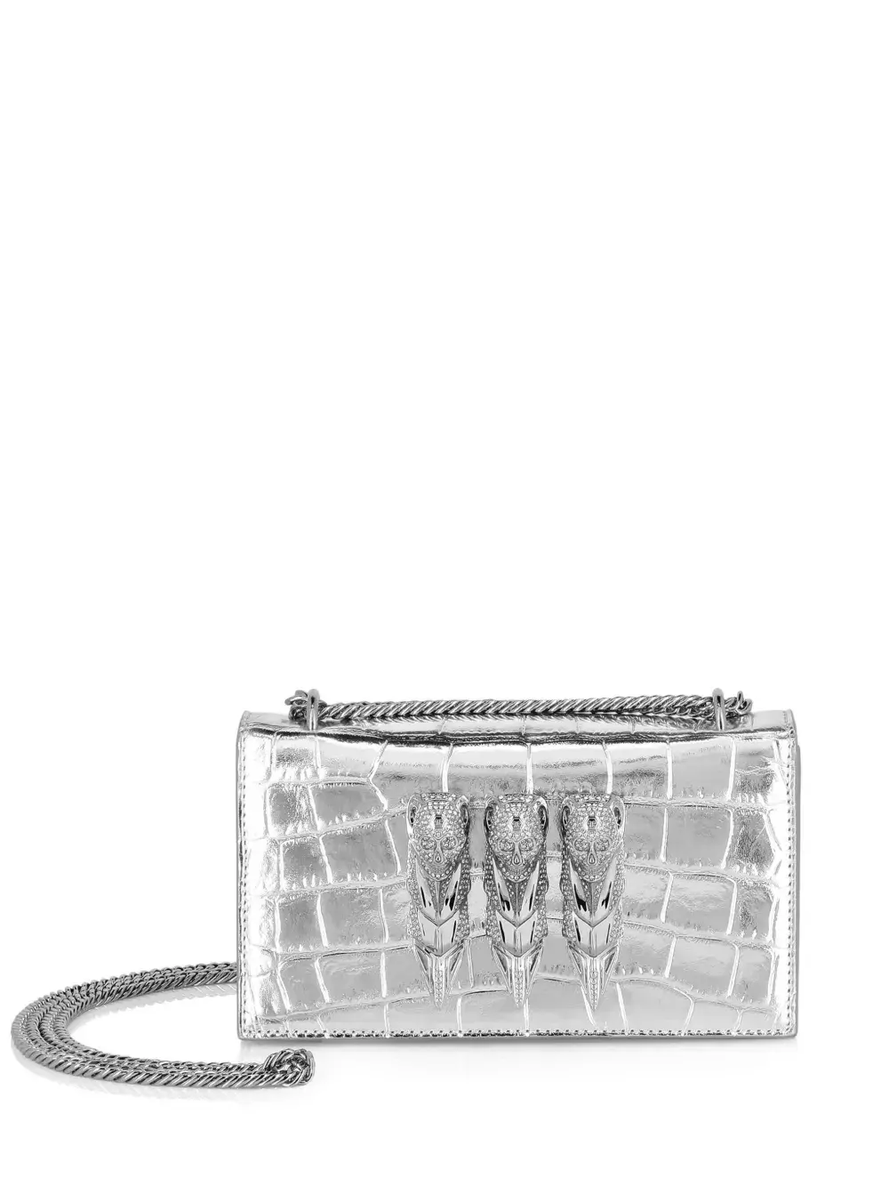 Маленькая сумка на плечо с декором Skull Philipp Plein, серебяный
Маленькая сумка на плечо с декором Skull Philipp Plein, серебяный