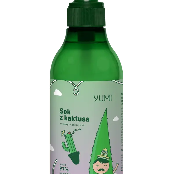Гель для душа Алоэ с ароматом сока кактуса, 400 мл Yumi Sok z kaktusa
Гель для душа Алоэ с ароматом сока кактуса, 400 мл Yumi Sok z kaktusa