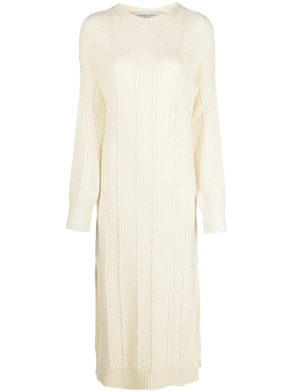 Платье фактурной вязки GOLDEN GOOSE, белый
Платье фактурной вязки GOLDEN GOOSE, белый