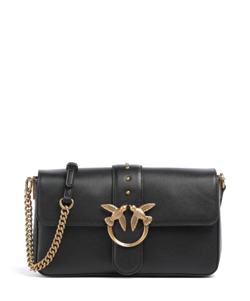 Классическая сумка через плечо Love one из мелкозернистой коровьей кожи Pinko, черный
Классическая сумка через плечо Love one из мелкозернистой коровьей кожи Pinko, черный