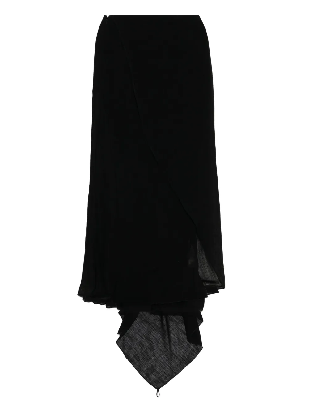 Юбка с асимметричным подолом YEHUAFAN, черный
Юбка с асимметричным подолом YEHUAFAN, черный