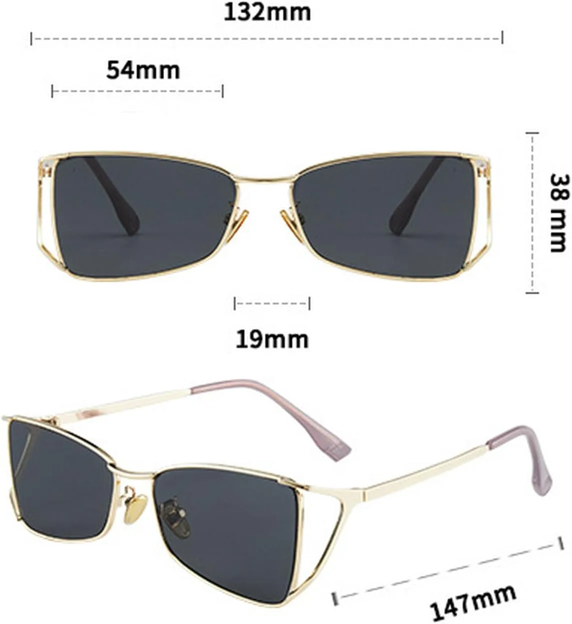 Laureles — большие солнцезащитные очки «кошачий глаз» для женщин, винтажные квадратные солнцезащитные очки в металлической оправе для мужчин и женщин, летние, C3
Laureles — большие солнцезащитные очки «кошачий глаз» для женщин, винтажные квадратные солнцезащитные очки в металлической оправе для мужчин и женщин, летние, C3