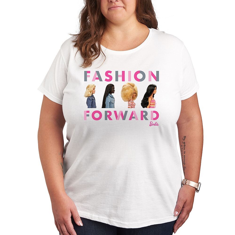 Футболка Plus Barbie Fashion Forward с графическим рисунком, белый
Футболка Plus Barbie Fashion Forward с графическим рисунком, белый