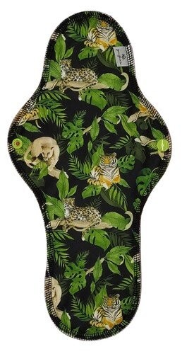 Многоразовая бамбуковая гигиеническая прокладка для ночи, Wild Cats Pupus 
Многоразовая бамбуковая гигиеническая прокладка для ночи, Wild Cats Pupus