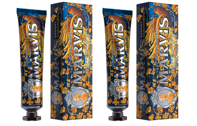 Marvis Зубная паста Huayuan Golden Cinnamon On A Moonlit Night очищение, освежение, защита десен 75мл/75мл*2
Marvis Зубная паста Huayuan Golden Cinnamon On A Moonlit Night очищение, освежение, защита десен 75мл/75мл*2