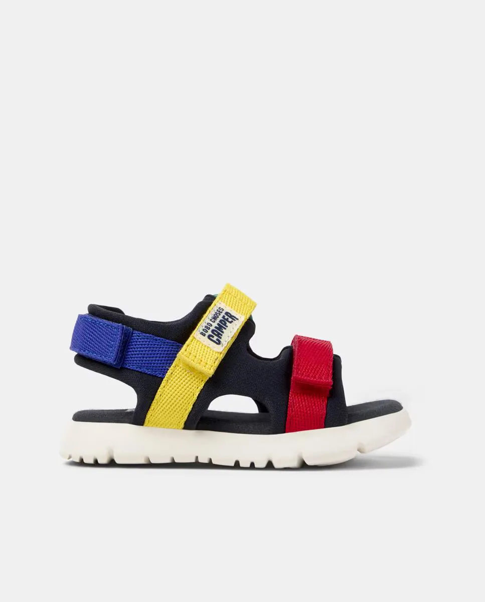 Детские сандалии Oruga Twins с застежкой-липучкой Camper, синий
Детские сандалии Oruga Twins с застежкой-липучкой Camper, синий