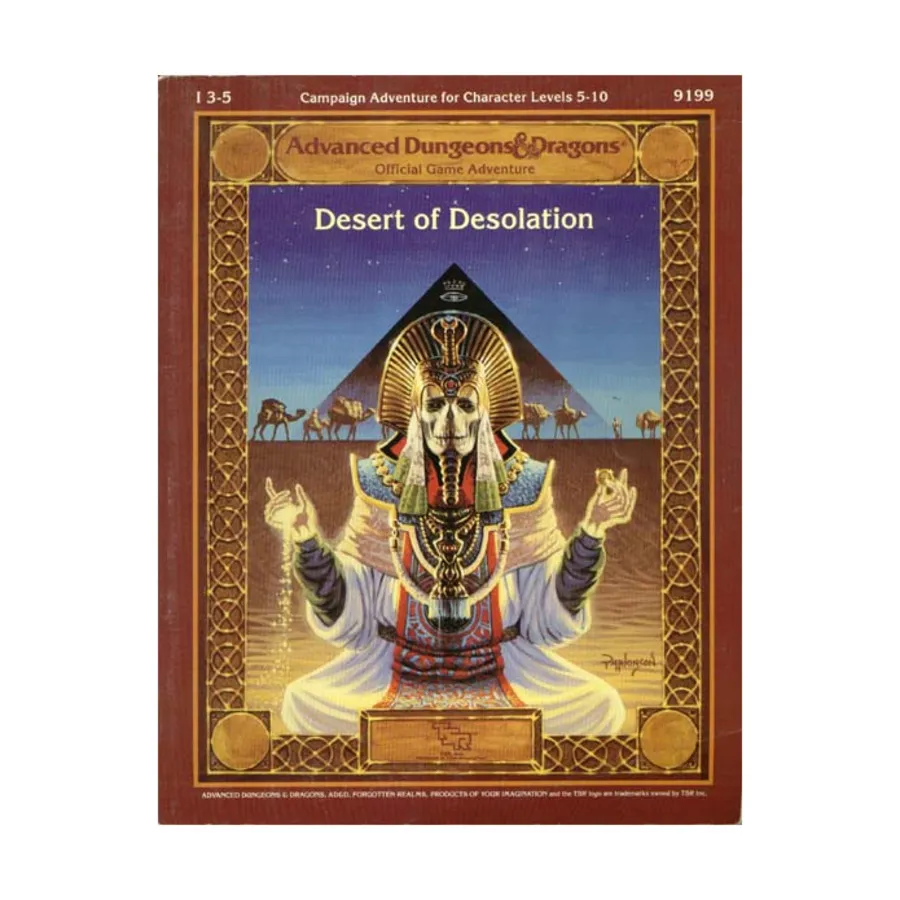 Модуль Desert of Desolation, Advanced Dungeons & Dragons (1st Edition) - Modules & Adventures - I Series
Модуль Desert of Desolation, Advanced Dungeons & Dragons (1st Edition) - Modules & Adventures - I Series