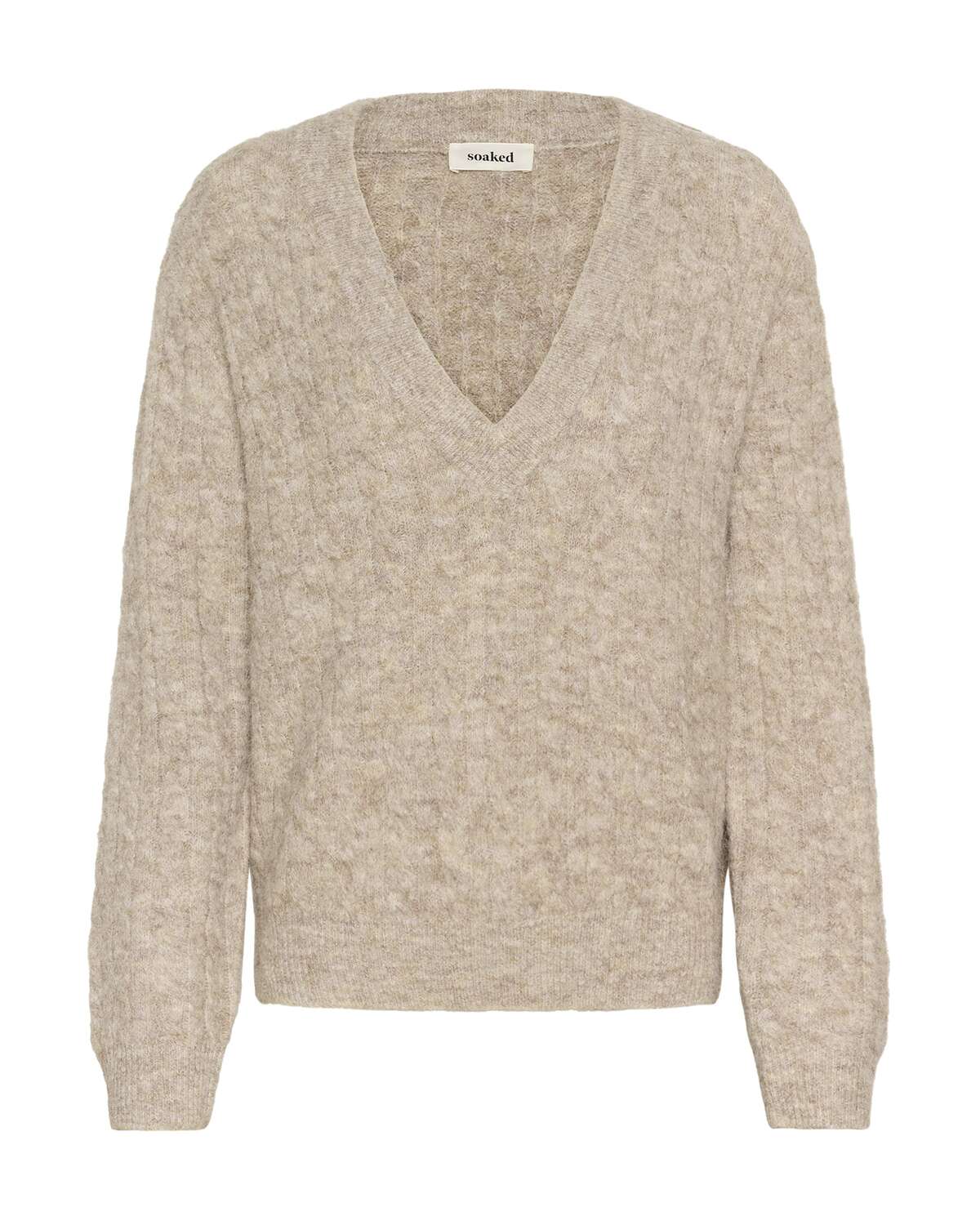 SOAKED IN LUXURY Свитер 'SLVespera' в светло-бежевом цвете
SOAKED IN LUXURY Свитер 'SLVespera' в светло-бежевом цвете
