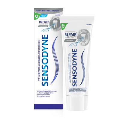 Зубная паста Repair & Protect Whitening Sensodyne
Зубная паста Repair & Protect Whitening Sensodyne