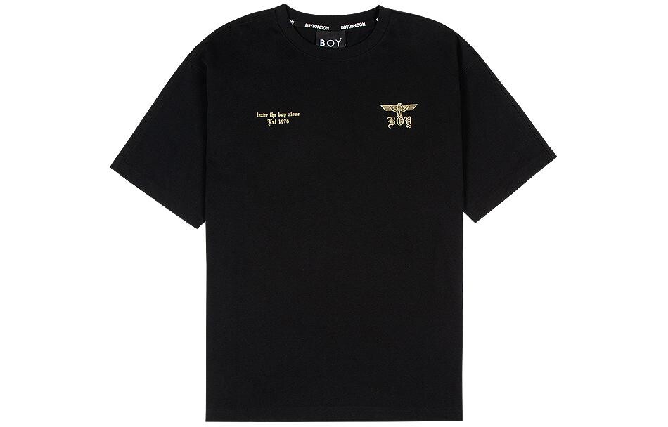 Футболка унисекс черная Boy London, черный
Футболка унисекс черная Boy London, черный