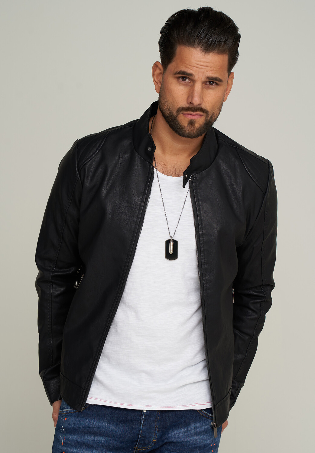 Кожаная куртка SOUL STAR Kunst MJEGNA, черный
Кожаная куртка SOUL STAR Kunst MJEGNA, черный