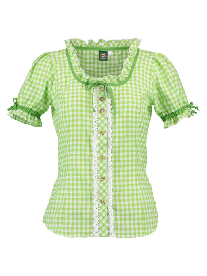 Традиционная блузка Zenivo ярко-зеленого цвета OS-Trachten
Традиционная блузка Zenivo ярко-зеленого цвета OS-Trachten