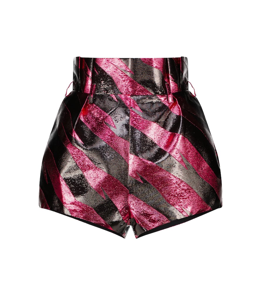 Полосатые металлические шорты с высокой талией Alexandre Vauthier, Opera
Полосатые металлические шорты с высокой талией Alexandre Vauthier, Opera