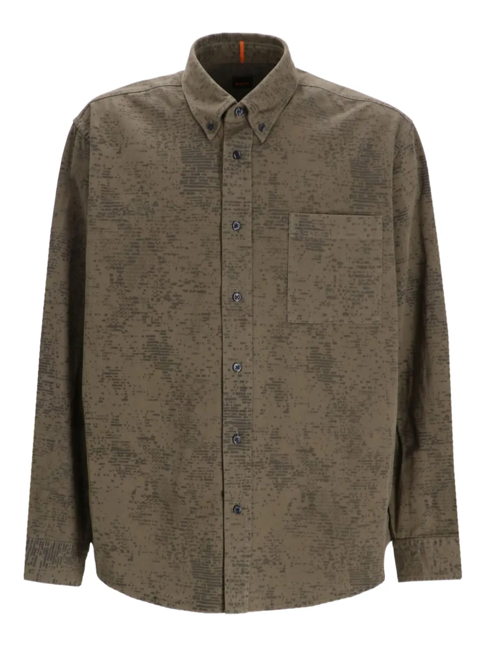 Рубашка с принтом BOSS, зеленый
Рубашка с принтом BOSS, зеленый