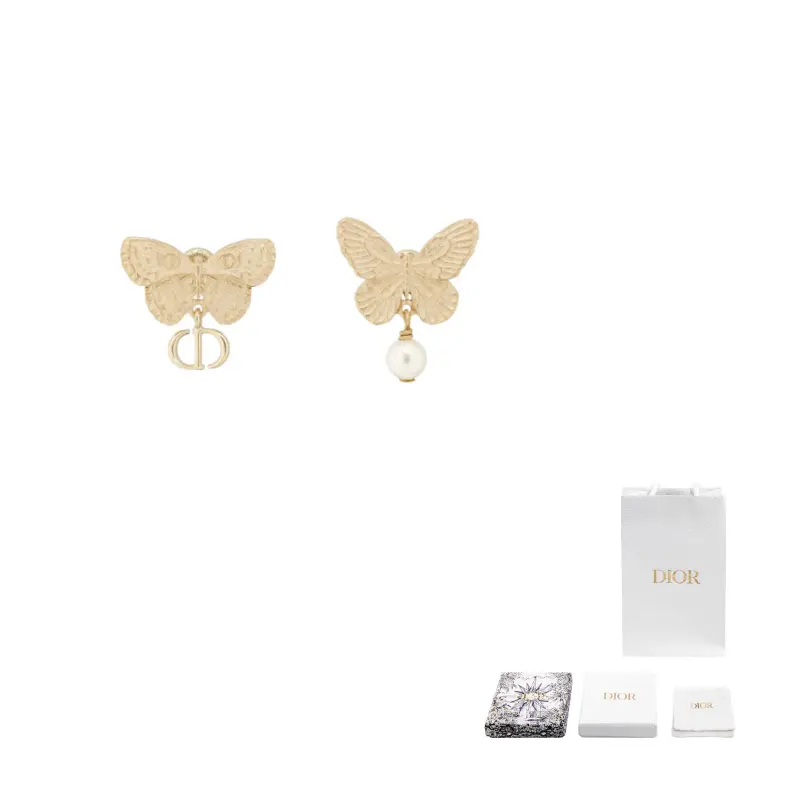 DIOR Смоляные металлические серьги Women's Gold
DIOR Смоляные металлические серьги Women's Gold
