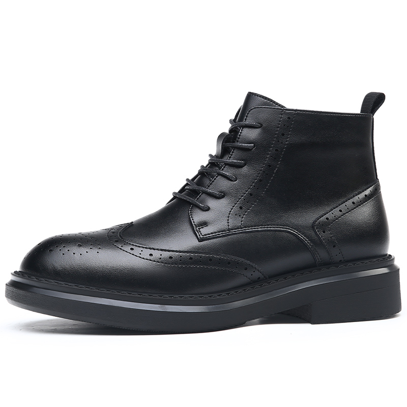 KACHILANG Ботильоны мужские, черно-коричневые
KACHILANG Ботильоны мужские, черно-коричневые