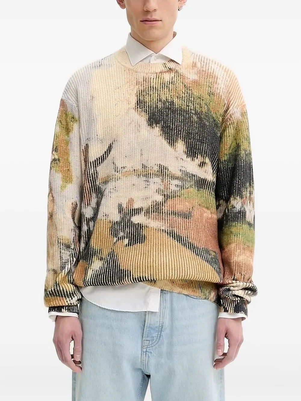 Свитер с ребристым принтом Desigual, нейтральный
Свитер с ребристым принтом Desigual, нейтральный