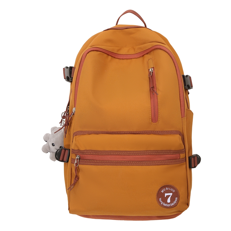 Нейлоновый рюкзак унисекс коричневый/розовый/белый/черный Deli Bear, белый с подвеской
Нейлоновый рюкзак унисекс коричневый/розовый/белый/черный Deli Bear, белый с подвеской