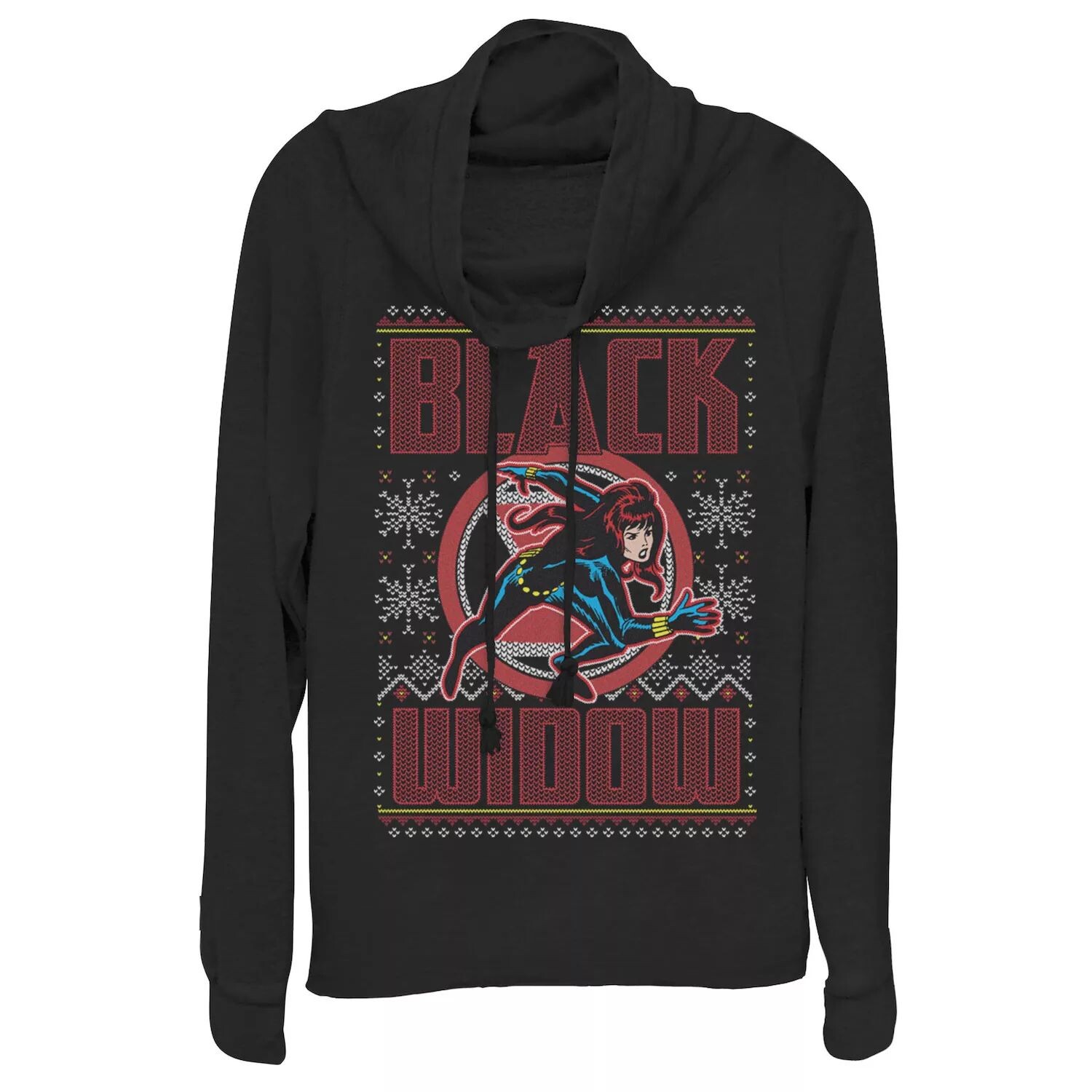 Пуловер с воротником-хомутом Marvel Black Widow Ugly Christmas для юниоров Licensed Character
Пуловер с воротником-хомутом Marvel Black Widow Ugly Christmas для юниоров Licensed Character