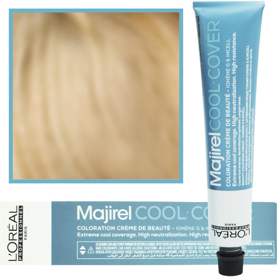 Loreal, Majirel Cool Cover, краска для волос 10 Very Very Light Blonde L'Oréal Professionnel
Loreal, Majirel Cool Cover, краска для волос 10 Very Very Light Blonde L'Oréal Professionnel