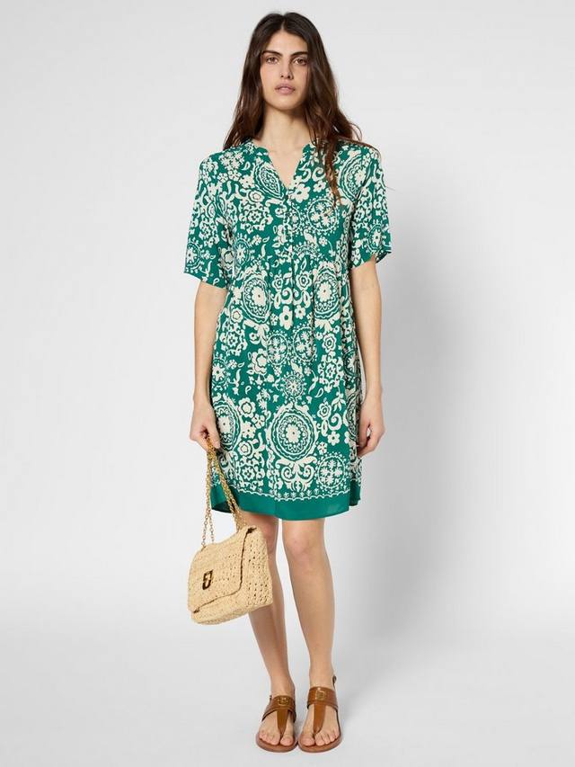 Мини-платье prisha с абстрактным цветочным рисунком Gerard Darel, зеленый
Мини-платье prisha с абстрактным цветочным рисунком Gerard Darel, зеленый