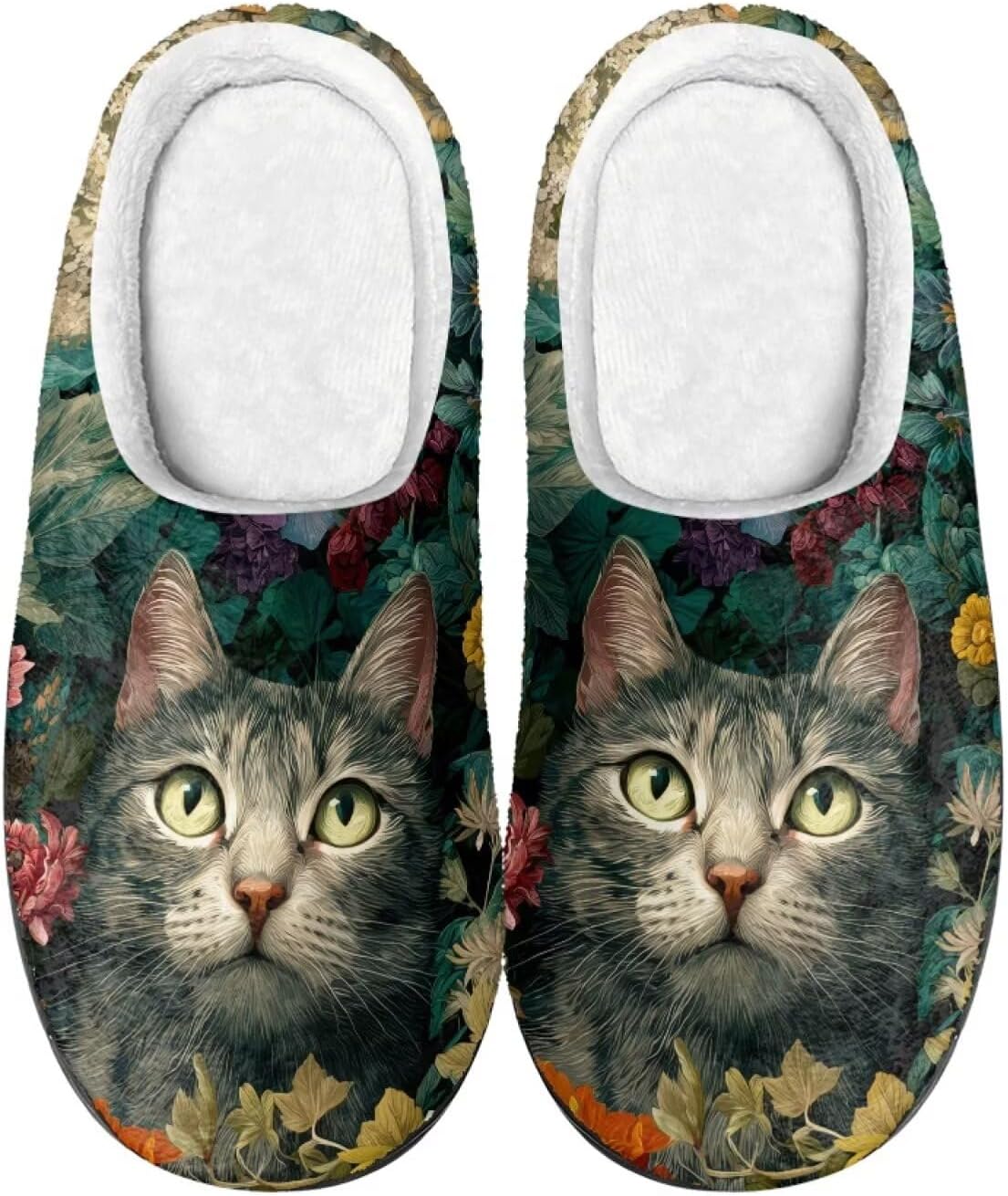 Тапочки Scuff для женщин и мужчин, мягкие теплые пушистые тапочки, противоскользящие теплые тапочки для дома и улицы, удобные домашние тапочки Baxinh, Green-cat Floral
Тапочки Scuff для женщин и мужчин, мягкие теплые пушистые тапочки, противоскользящие теплые тапочки для дома и улицы, удобные домашние тапочки Baxinh, Green-cat Floral