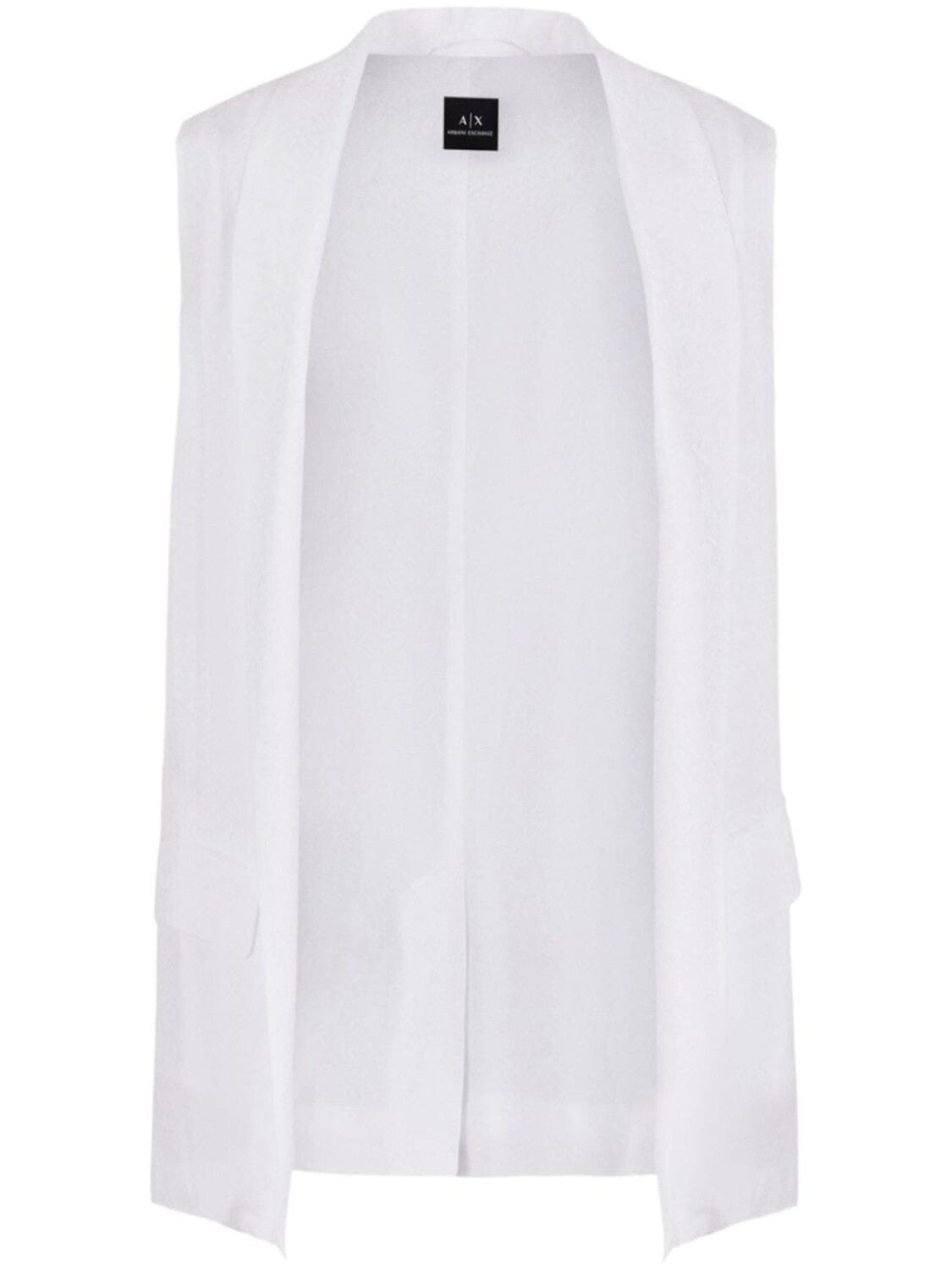 Armani Exchange жилет с лацканами-шалькой, белый
Armani Exchange жилет с лацканами-шалькой, белый