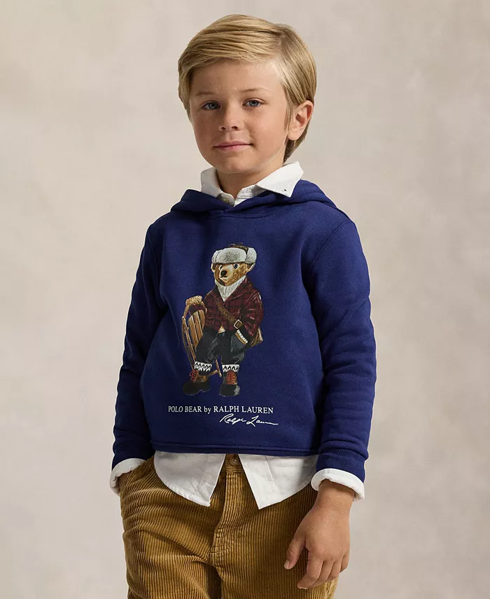 Мальчики 2-7 лет толстовка с капюшоном Polo Bear из флиса Polo Ralph Lauren, синий
Мальчики 2-7 лет толстовка с капюшоном Polo Bear из флиса Polo Ralph Lauren, синий