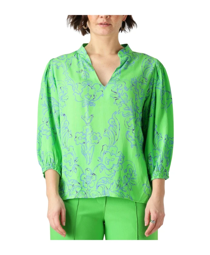 Блузка Leonie с пышными рукавами Jansen Amsterdam, зеленый
Блузка Leonie с пышными рукавами Jansen Amsterdam, зеленый