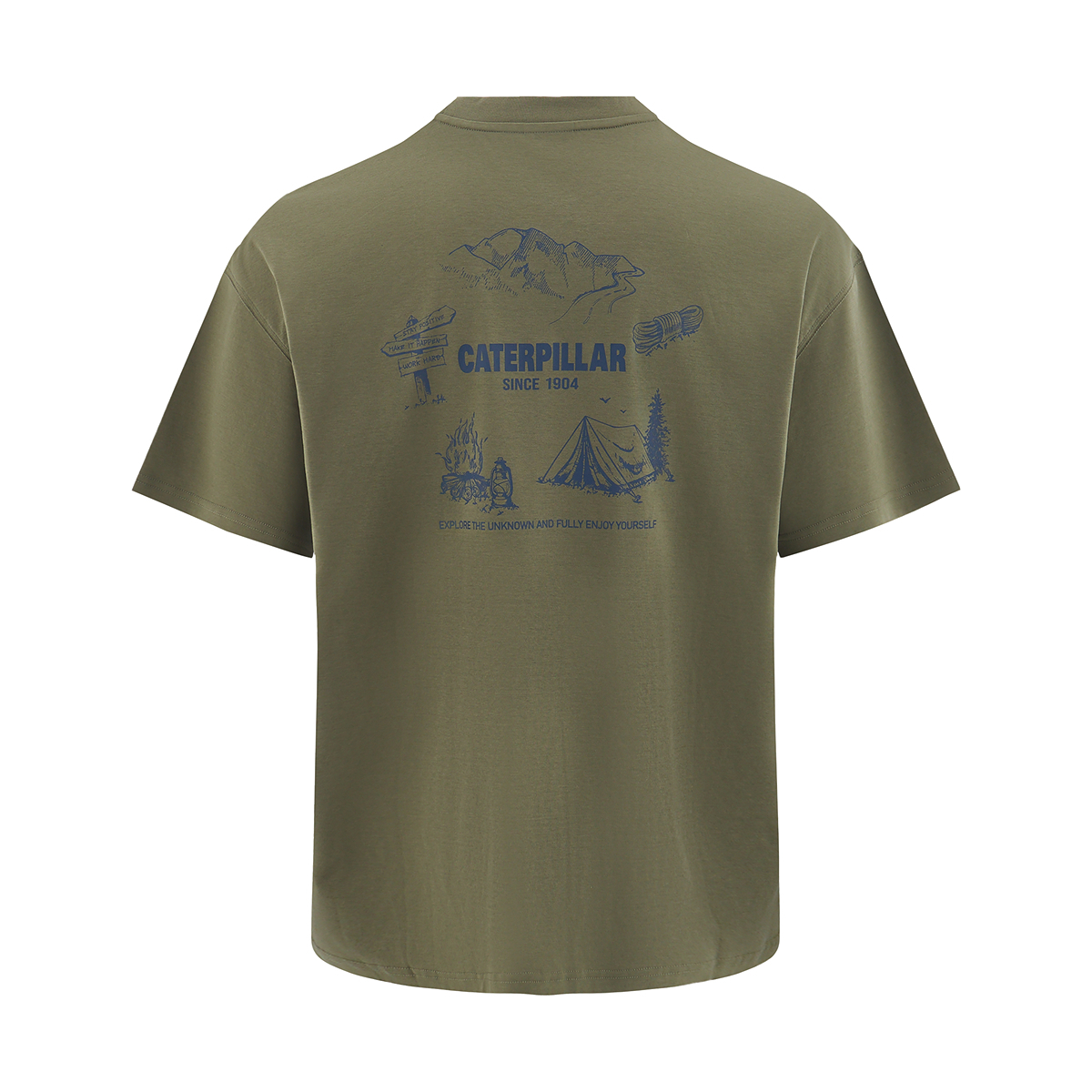 Футболка мужская CAT, зеленый
Футболка мужская CAT, зеленый