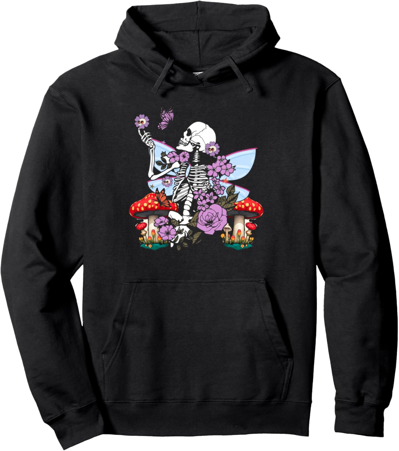Худи с изображением скелета и мухи (Agaricus and Butterfly Nature Core Hoodie) Aesthetic Fairycore Gift Idea, черный
Худи с изображением скелета и мухи (Agaricus and Butterfly Nature Core Hoodie) Aesthetic Fairycore Gift Idea, черный