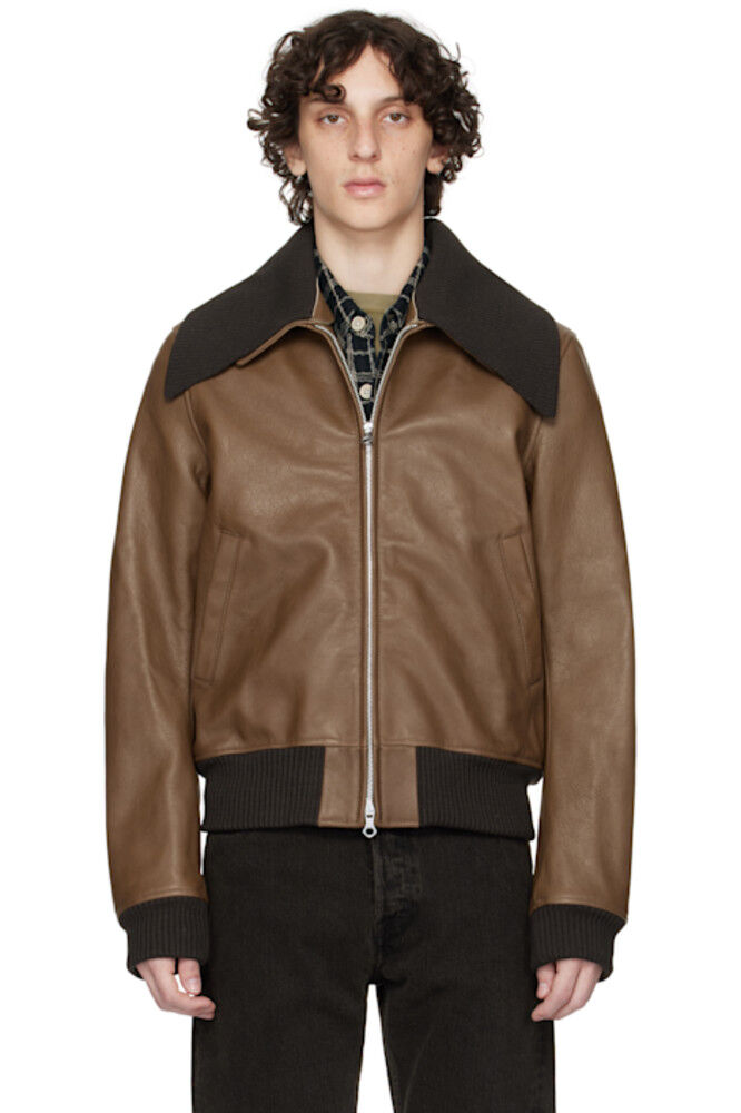 Коричневая кожаная куртка-бомбер Pharos OUR LEGACY, Коричневый, Коричневая кожаная куртка-бомбер Pharos OUR LEGACY
Коричневая кожаная куртка-бомбер Pharos OUR LEGACY, Коричневый, Коричневая кожаная куртка-бомбер Pharos OUR LEGACY