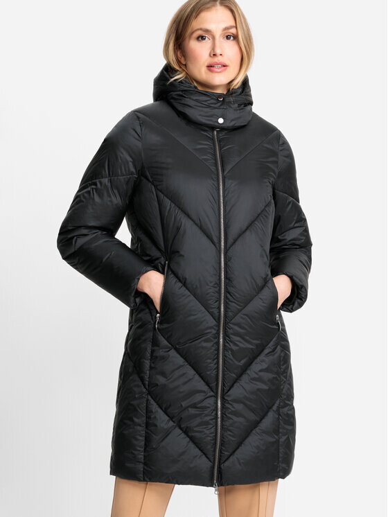 Пуховик стандартного кроя Olsen, черный
Пуховик стандартного кроя Olsen, черный