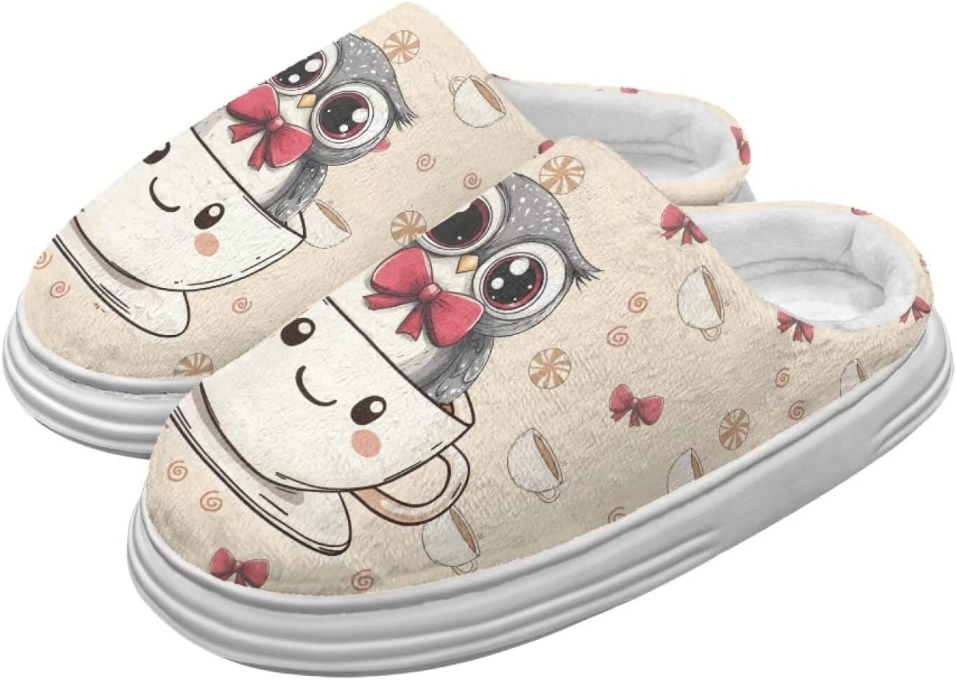 Тапочки для женщин и мужчин, зимние шлепанцы, мягкие плюшевые пушистые домашние тапочки для улицы и дома Hechitok, Cute Cartoon Owl
Тапочки для женщин и мужчин, зимние шлепанцы, мягкие плюшевые пушистые домашние тапочки для улицы и дома Hechitok, Cute Cartoon Owl