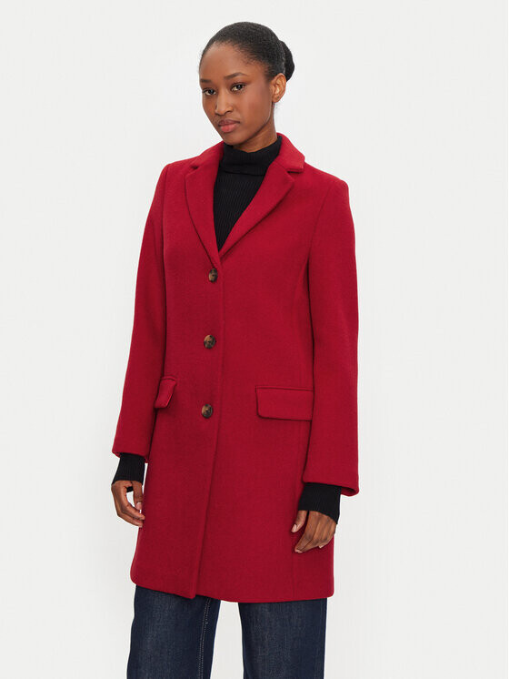 Шерстяное пальто обычного кроя United Colors Of Benetton, красный
Шерстяное пальто обычного кроя United Colors Of Benetton, красный