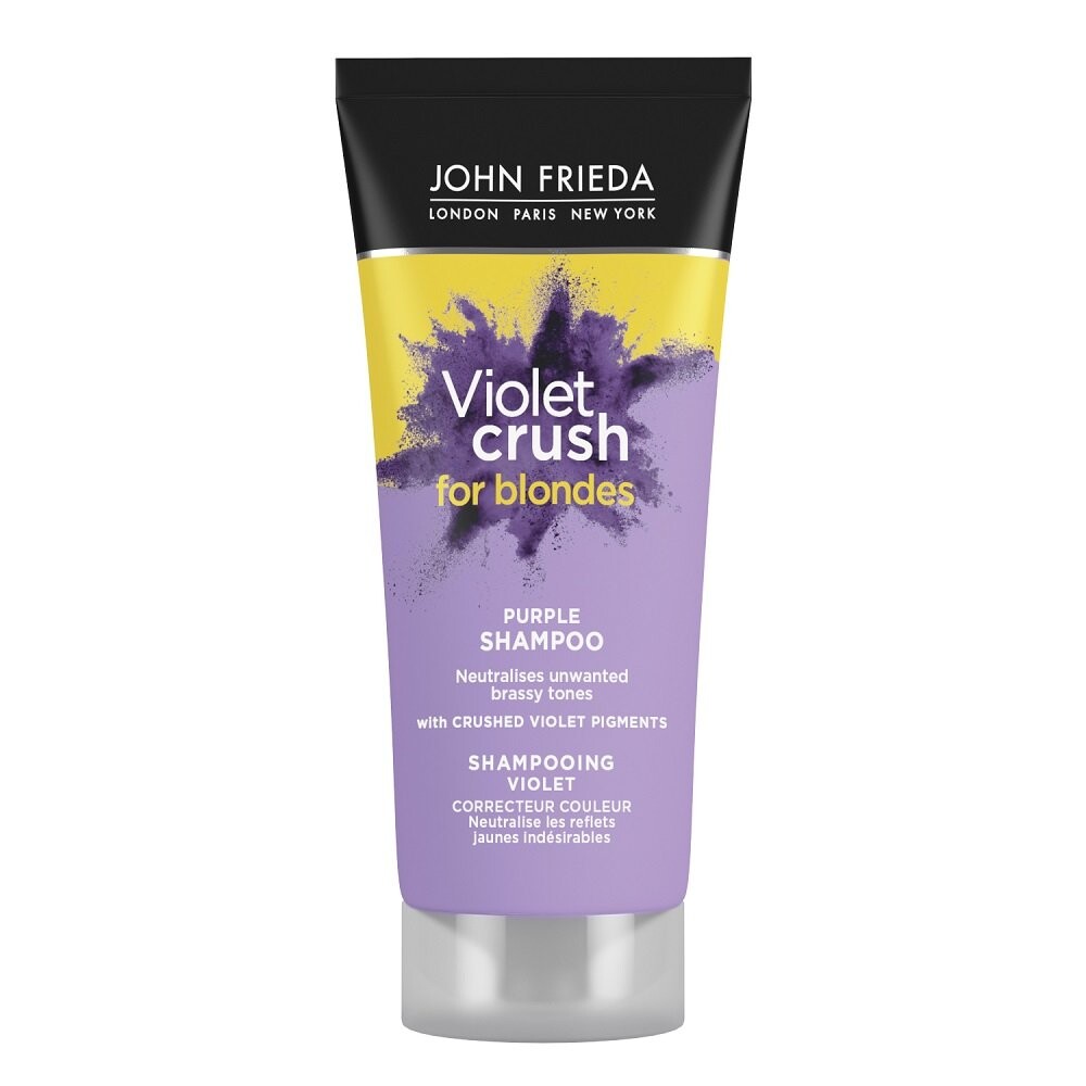 John Frieda, Violet Crush, Шампунь, нейтрализующий желтый оттенок волос, 75мл
John Frieda, Violet Crush, Шампунь, нейтрализующий желтый оттенок волос, 75мл