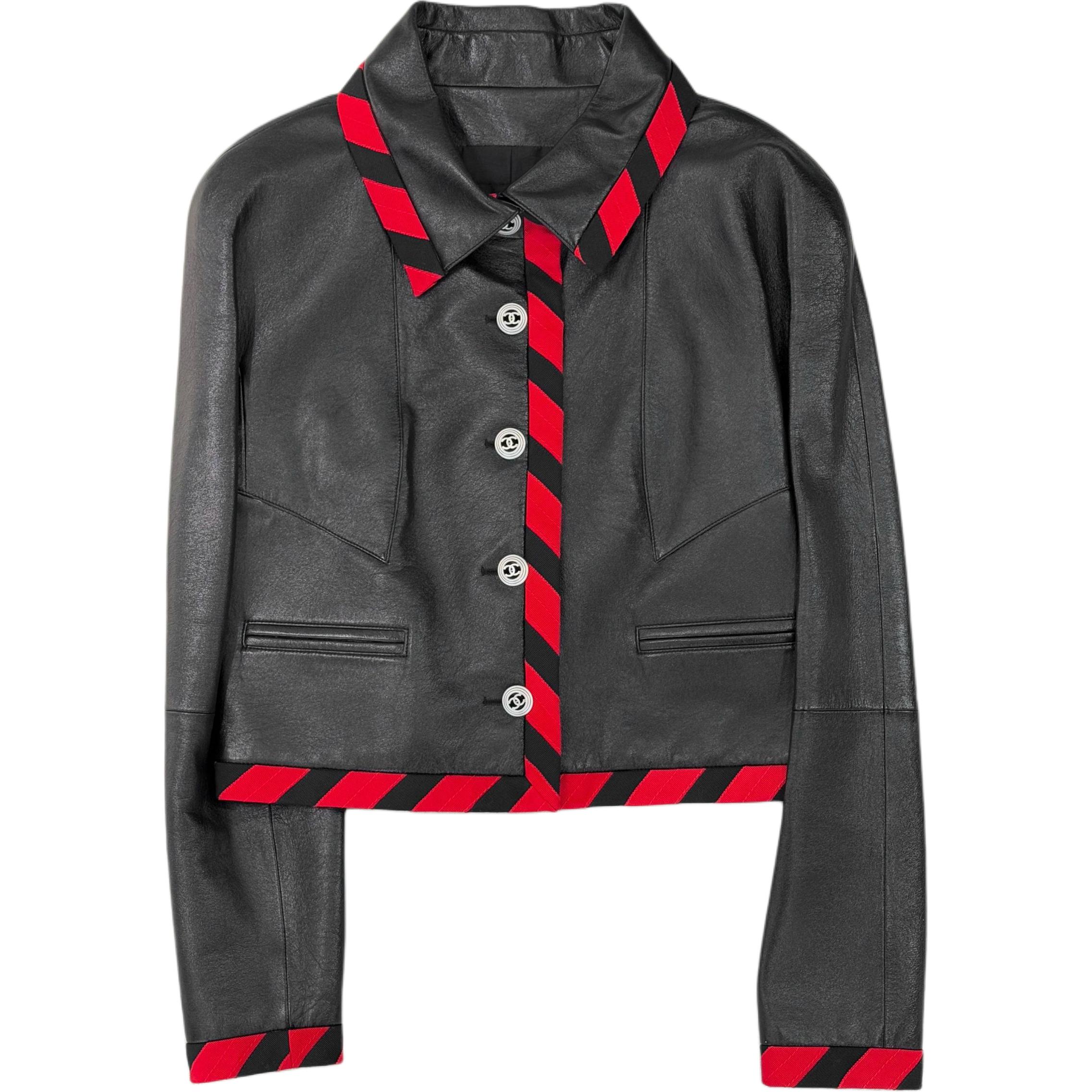 CHANEL Кожаная куртка женская черная, Black
CHANEL Кожаная куртка женская черная, Black