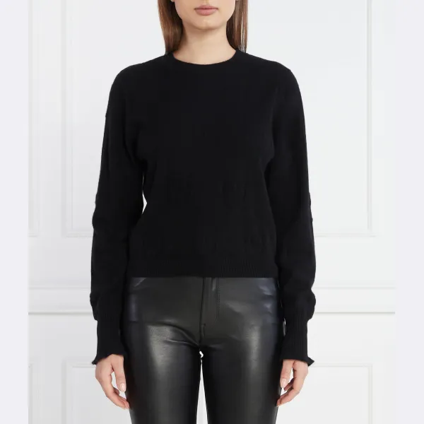 Кружевной свитер обычного кроя Pinko, черный
Кружевной свитер обычного кроя Pinko, черный