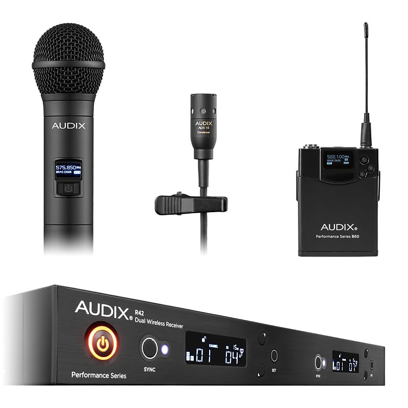Беспроводная система Audix AP42 C210 Dual Handheld / Lavalier Wireless Microphone System (A Band, 522-554 MHz)
Беспроводная система Audix AP42 C210 Dual Handheld / Lavalier Wireless Microphone System (A Band, 522-554 MHz)