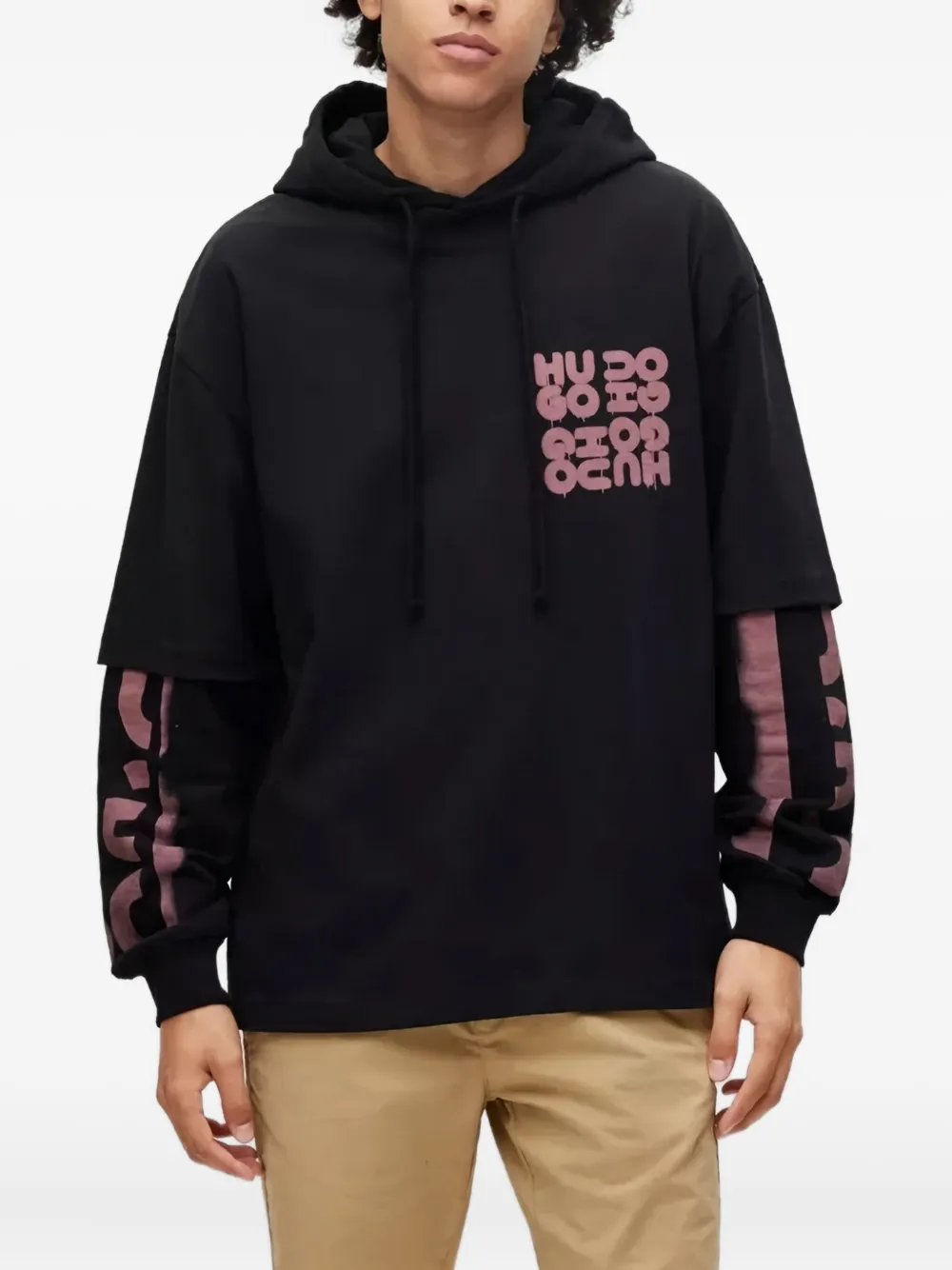 Толстовка с графическим принтом BOSS, черный
Толстовка с графическим принтом BOSS, черный