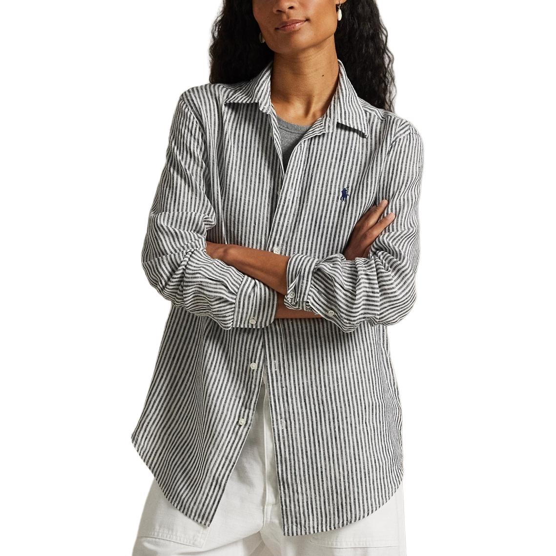 Женская рубашка Polo Ralph Lauren, черный белый
Женская рубашка Polo Ralph Lauren, черный белый