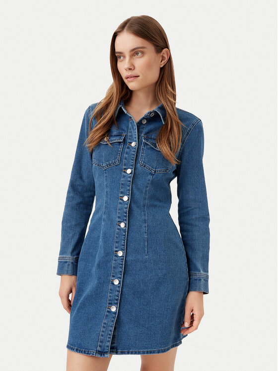 Облегающее джинсовое платье Believe 15326613 Only, синий
Облегающее джинсовое платье Believe 15326613 Only, синий