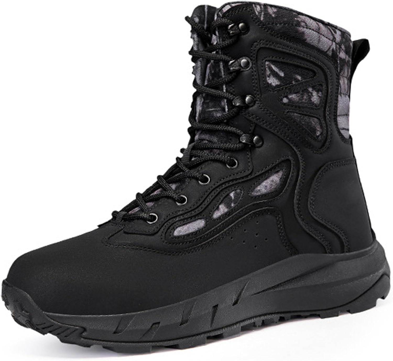 Мужские тактические походные ботинки Kervaky, легкие, противоскользящие, средние кожаные треккинговые туфли, черный
Мужские тактические походные ботинки Kervaky, легкие, противоскользящие, средние кожаные треккинговые туфли, черный