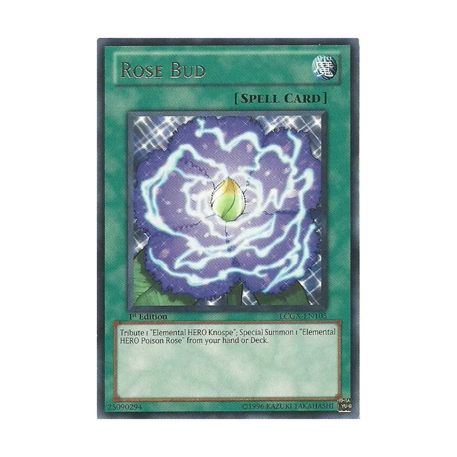 CCG Бутон розы (Редкий), Yu-Gi-Oh - Legendary Collection 2 - Singles 
CCG Бутон розы (Редкий), Yu-Gi-Oh - Legendary Collection 2 - Singles