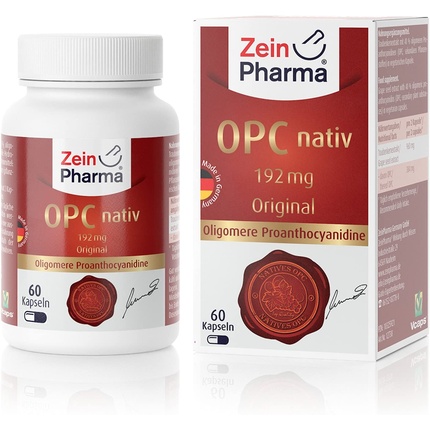 ZeinPharma OPC экстракт виноградных косточек 192 мг 60 капсул - ежемесячный запас без глютена веганский кошерный и халяльный 34 г
ZeinPharma OPC экстракт виноградных косточек 192 мг 60 капсул - ежемесячный запас без глютена веганский кошерный и халяльный 34 г