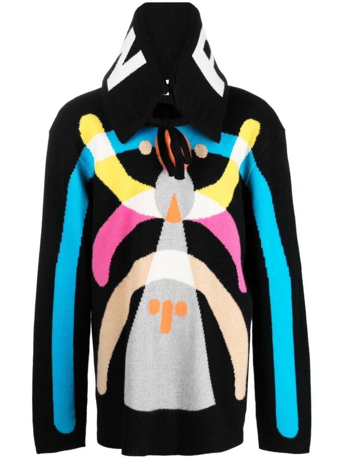 Walter Van Beirendonck джемпер Hyper со съемным воротником и абстрактным узором, черный
Walter Van Beirendonck джемпер Hyper со съемным воротником и абстрактным узором, черный
