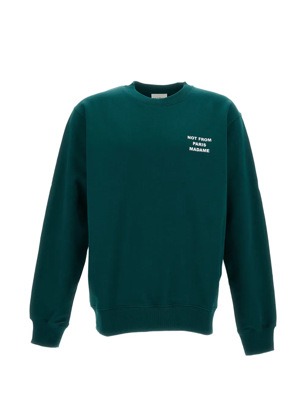 Свитшот с логотипом и круглым вырезом Drôle De Monsieur, зеленый
Свитшот с логотипом и круглым вырезом Drôle De Monsieur, зеленый