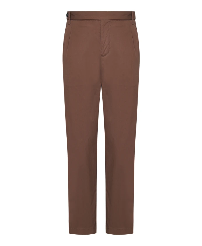 Стильные коричневые хлопковые брюки Franzese Collection, коричневый
Стильные коричневые хлопковые брюки Franzese Collection, коричневый