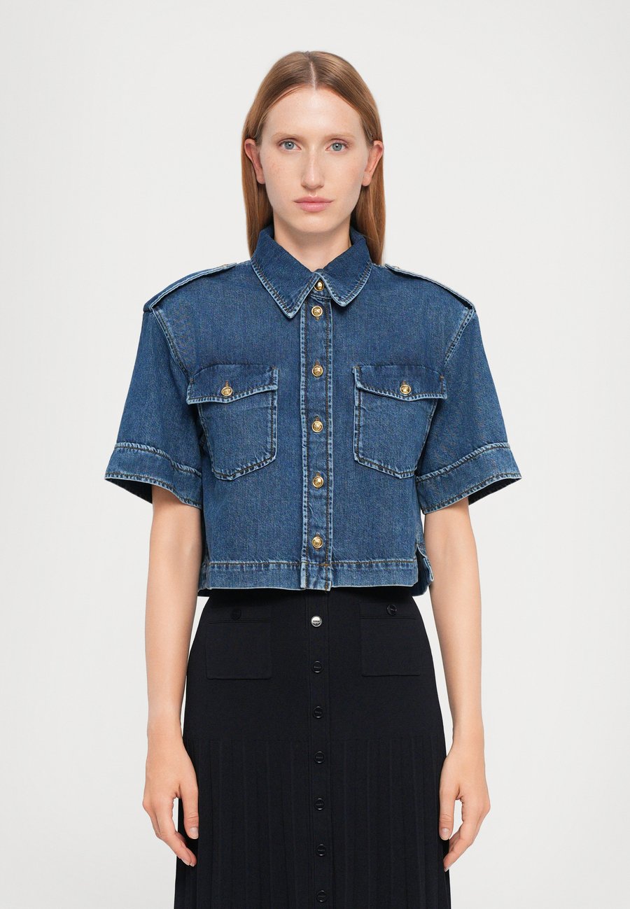 Блуза sandro Button-down blouse, Bleu Jean/Blue
Блуза sandro Button-down blouse, Bleu Jean/Blue